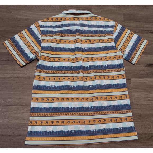 NWT Shinesty Men's Vienna Lager Button Up Beer Shirt Size Medium - Picture 5 of 5